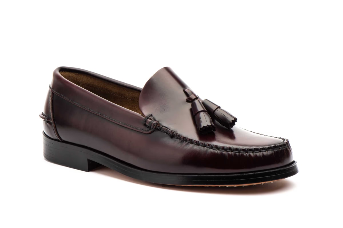 Tassel loafers burgundy